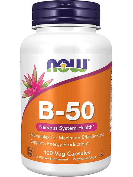 NOW Foods, B-50, 100 veg capsules