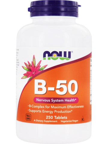 NOW Foods, B-50, 250 tablets