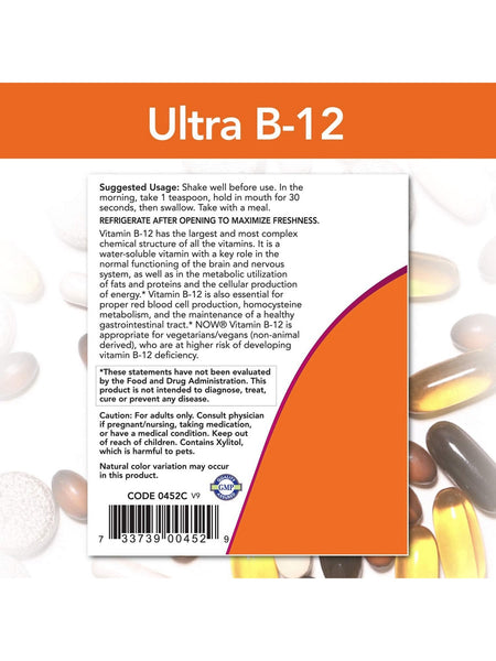 NOW Foods, Ultra B-12 Liquid, 4 fl oz