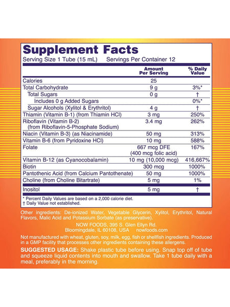 NOW Foods, B-12 10,000 mcg Shots, 12: 0.5 fl oz shots