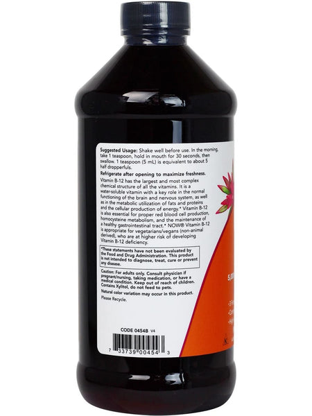 NOW Foods, Ultra B-12 Liquid, 16 fl oz