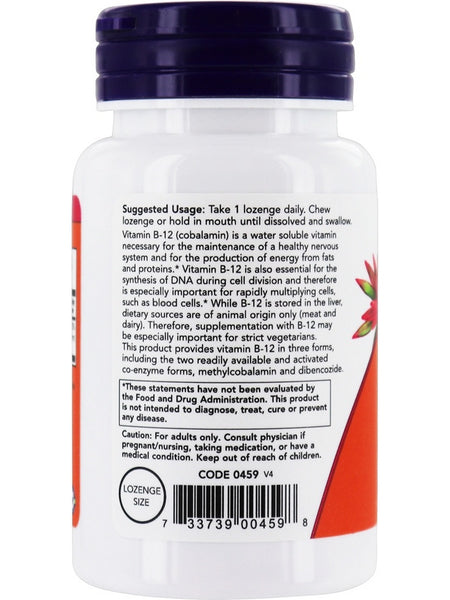 NOW Foods, B-12 2,000 mcg, 100 lozenges