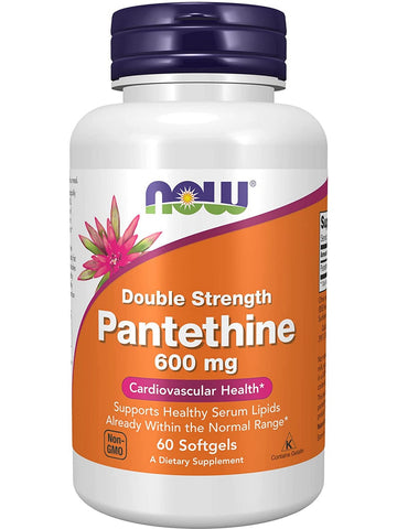 NOW Foods, Pantethine 600 mg, 60 softgels