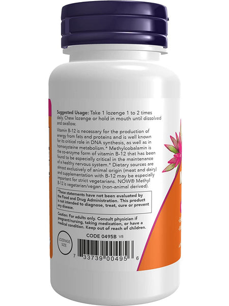 NOW Foods, Methyl B-12 1,000 mcg, 100 lozenges