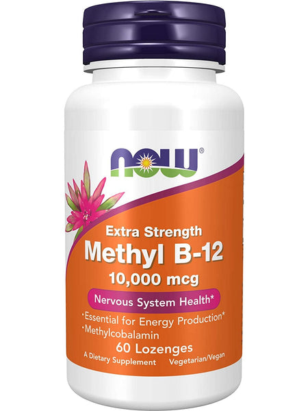NOW Foods, Methyl B-12 10,000 mcg, 60 lozenges