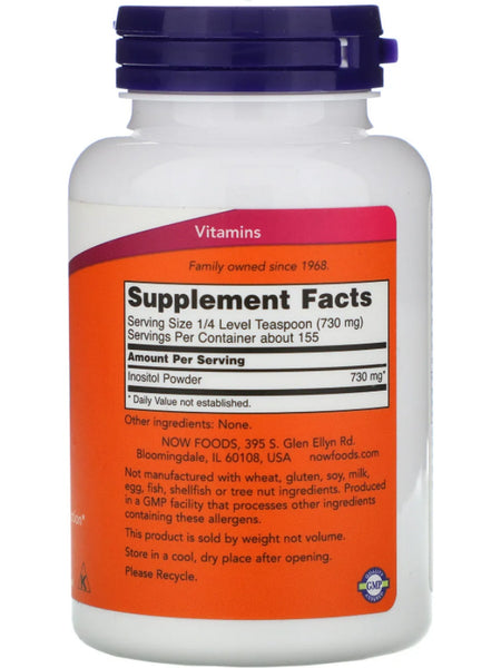 NOW Foods, Inositol Powder, 4 oz
