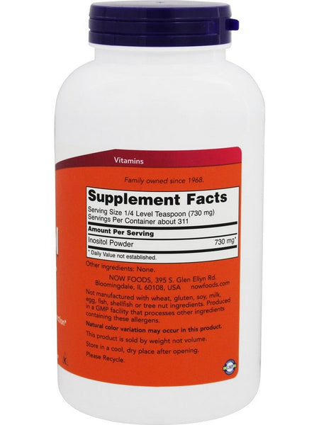 NOW Foods, Inositol Powder, 8 oz