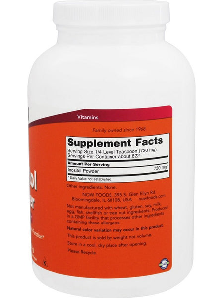 NOW Foods, Inositol Powder, 1 lb
