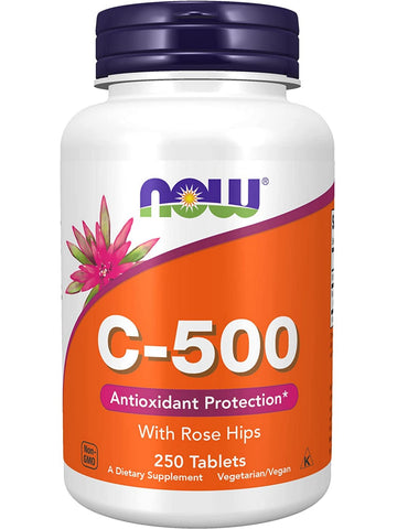 NOW Foods, C-500 with Rose Hips, 250 tablets