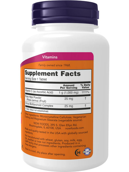 NOW Foods, C-1000 with Rose Hips, 100 tablets