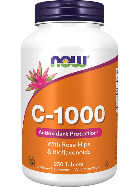 NOW Foods, C-1000 with Rose Hips, 250 tablets