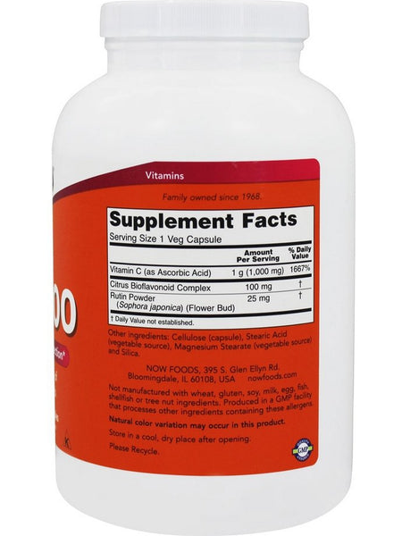 NOW Foods, C-1000, 500 veg capsules