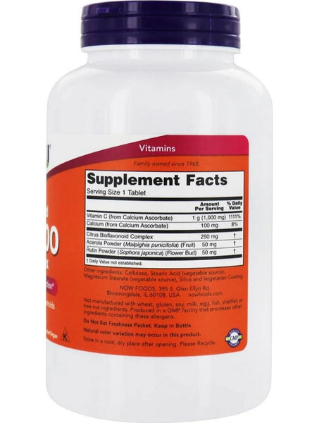 NOW Foods, C-1000 Complex, Buffered, 180 tablets