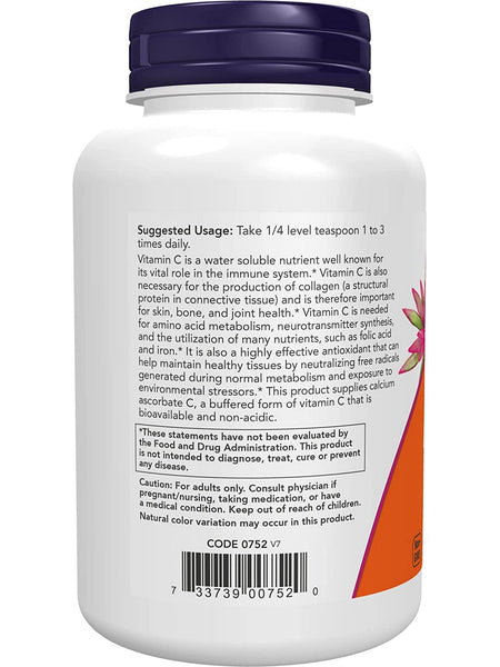 NOW Foods, Calcium Ascorbate, 8 oz
