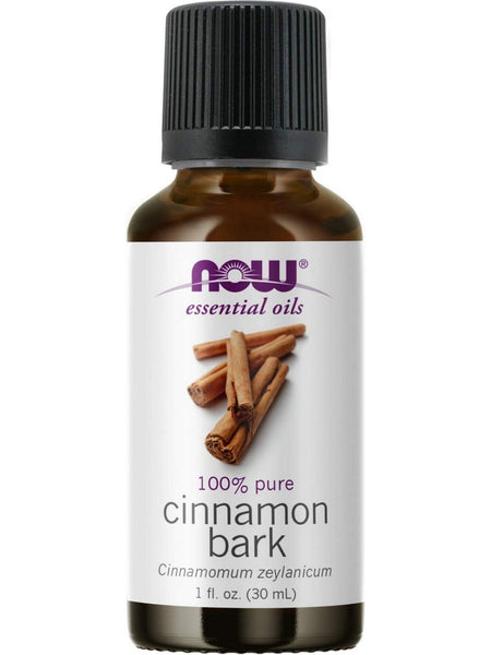 NOW Foods, Cinnamon Bark Oil, 100% Pure, 1 fl oz