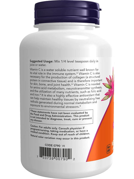 NOW Foods, Vitamin C Crystals, 8 oz