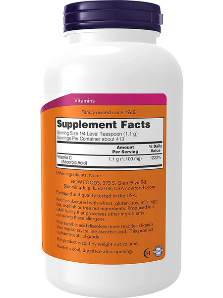 NOW Foods, Vitamin C Crystals, 1 lb
