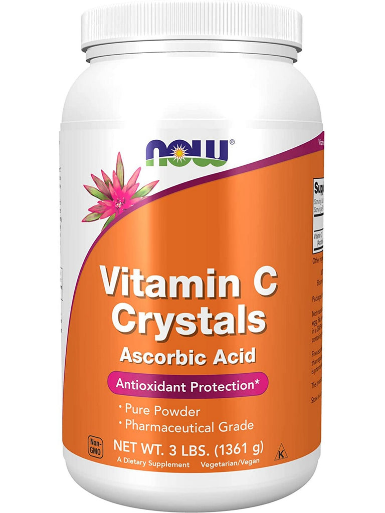 NOW Foods, Vitamin C Crystals, 3 lbs