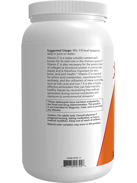 NOW Foods, Vitamin C Crystals, 3 lbs