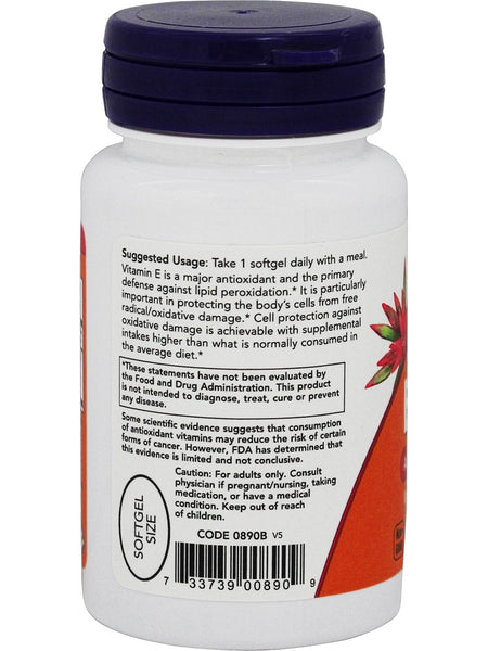 NOW Foods, E-400 with Mixed Tocopherols, 50 softgels