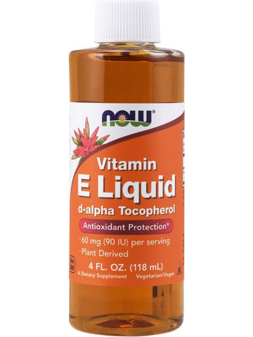 NOW Foods, E Liquid d-alpha Tocopherol, 4 fl oz