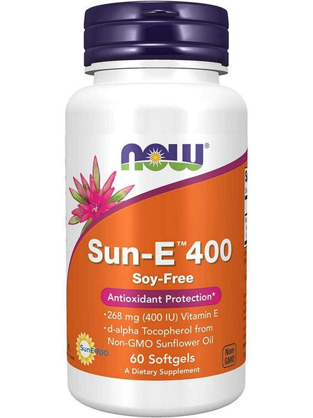 NOW Foods, Sun-E™ 400 Soy-Free, 60 softgels