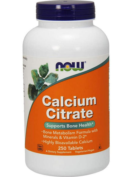 NOW Foods, Calcium Citrate, 250 tablets