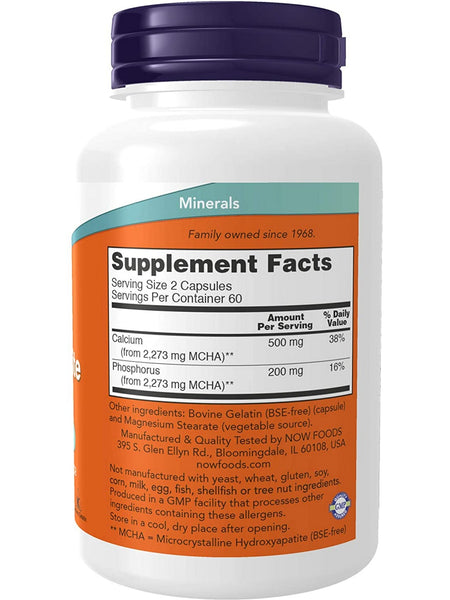NOW Foods, Calcium Hydroxyapatite Caps, 120 capsules