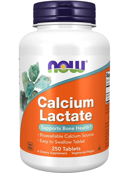 NOW Foods, Calcium Lactate, 250 tablets