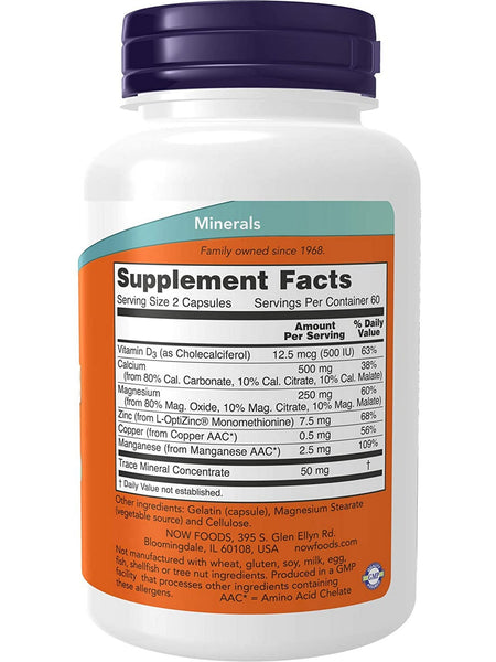 NOW Foods, Cal-Mag Caps, 120 capsules – Herbs Direct