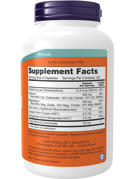 NOW Foods, Cal-Mag Caps, 240 capsules