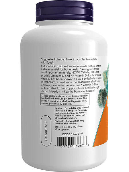 NOW Foods, Cal-Mag DK, 180 capsules
