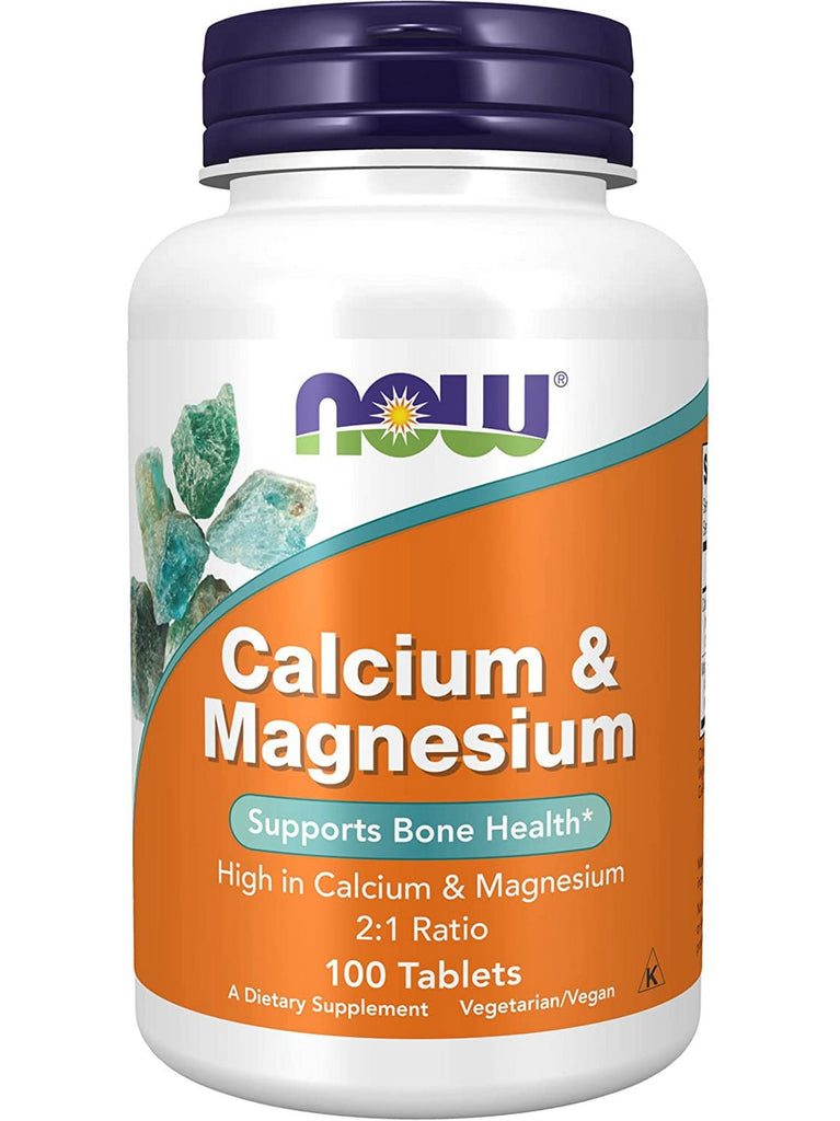 NOW Foods, Calcium & Magnesium, 100 tablets