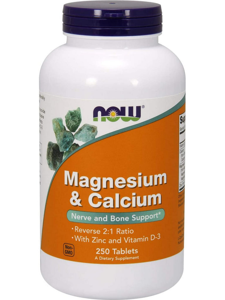NOW Foods, Magnesium & Calcium, 250 tablets