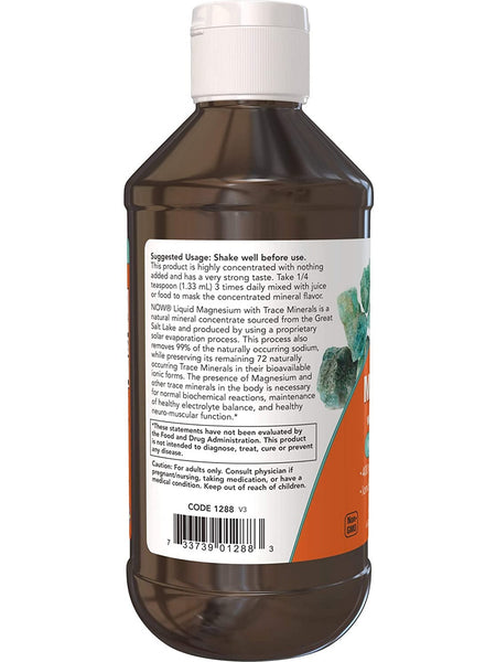 NOW Foods, Liquid Magnesium with Trace Minerals, 8 fl oz