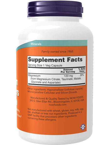 NOW Foods, Magnesium Transporters, 180 veg capsules