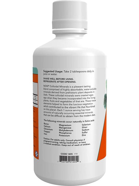 NOW Foods, Colloidal Minerals Liquid, 32 fl oz