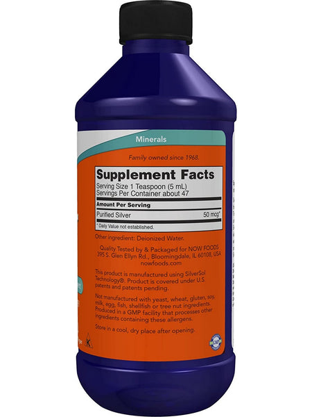 NOW Foods, Silver Sol 10 ppm Silver, 8 fl oz