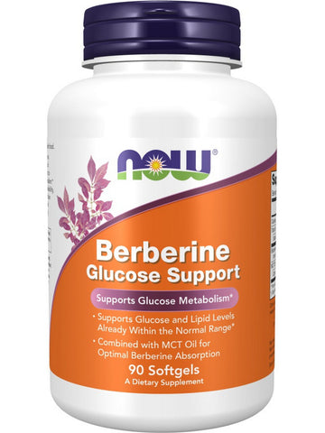 NOW Foods, Berberine Glucose Support, 90 softgels
