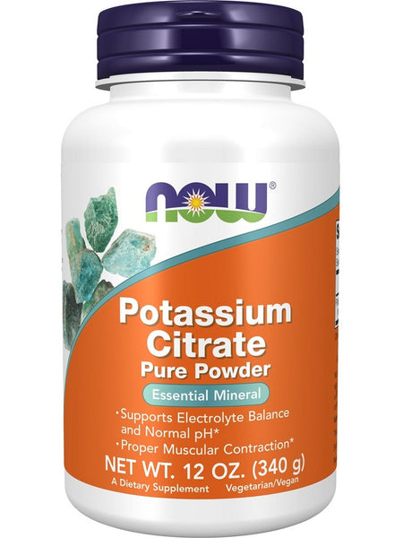 NOW Foods, Potassium Citrate Pure Powder, 12 oz