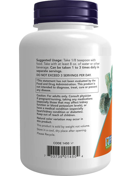 NOW Foods, Potassium Chloride Powder, 8 oz