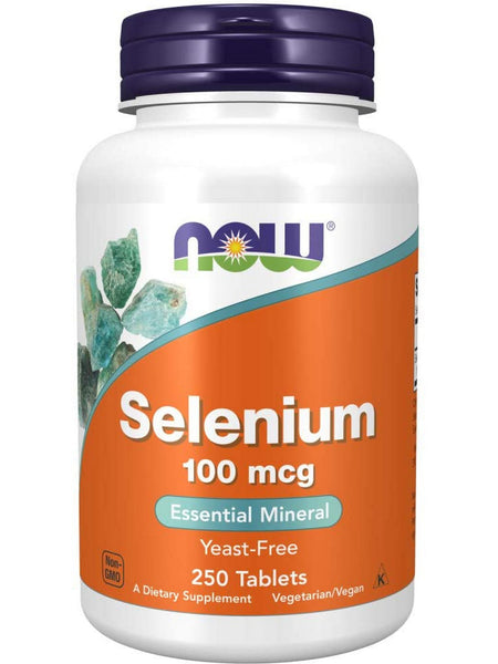 NOW Foods, Selenium 100 mcg, 250 tablets
