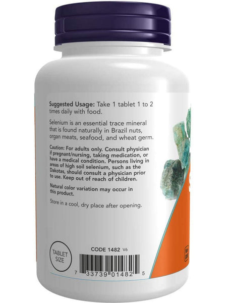 NOW Foods, Selenium 100 mcg, 250 tablets