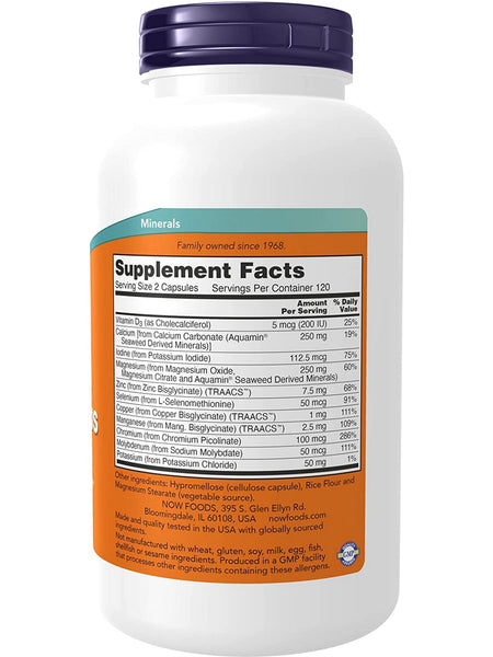 NOW Foods, Full Spectrum Mineral Caps, 240 capsules