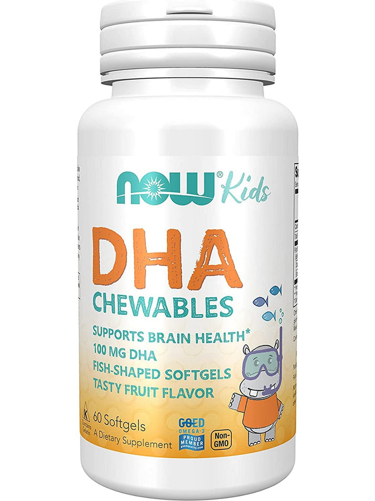 NOW Foods, DHA Kids Chewable, 60 softgels