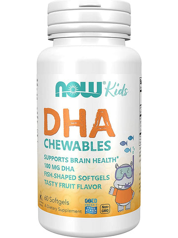 NOW Foods, DHA Kids Chewable, 60 softgels