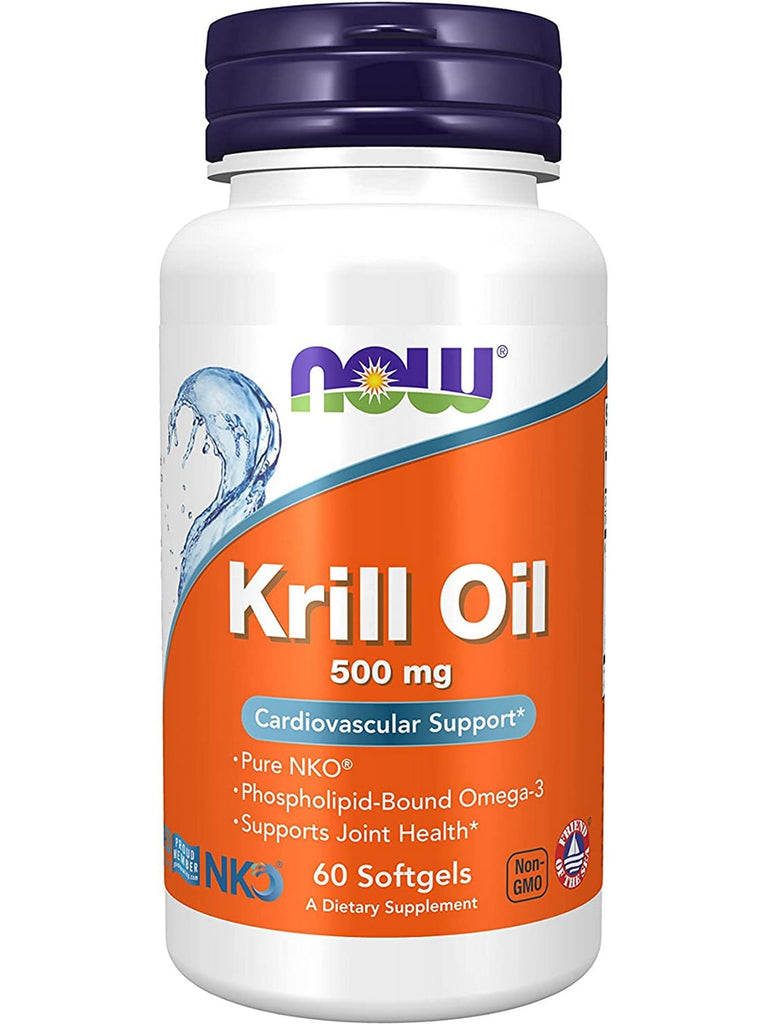 NOW Foods, Krill Oil 500 mg, 60 softgels
