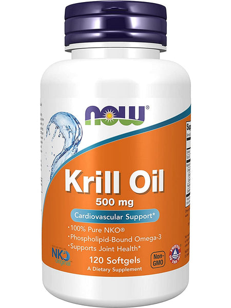 NOW Foods, Krill Oil 500 mg, 120 softgels