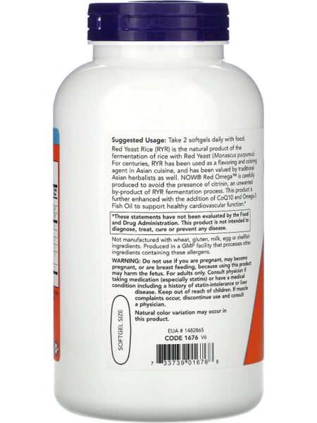 NOW Foods, Red Omega™, 180 softgels