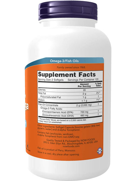 NOW Foods, Super Omega EPA, Double Strength, 240 softgels